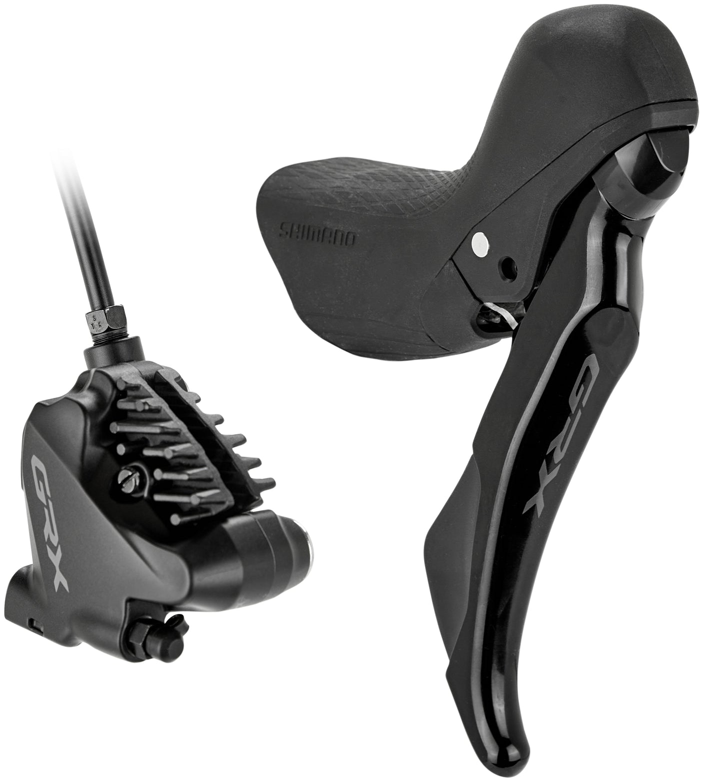 Shimano GRX ST-RX400/BR-RX400 schijfrem achterwiel 10-speed zwart