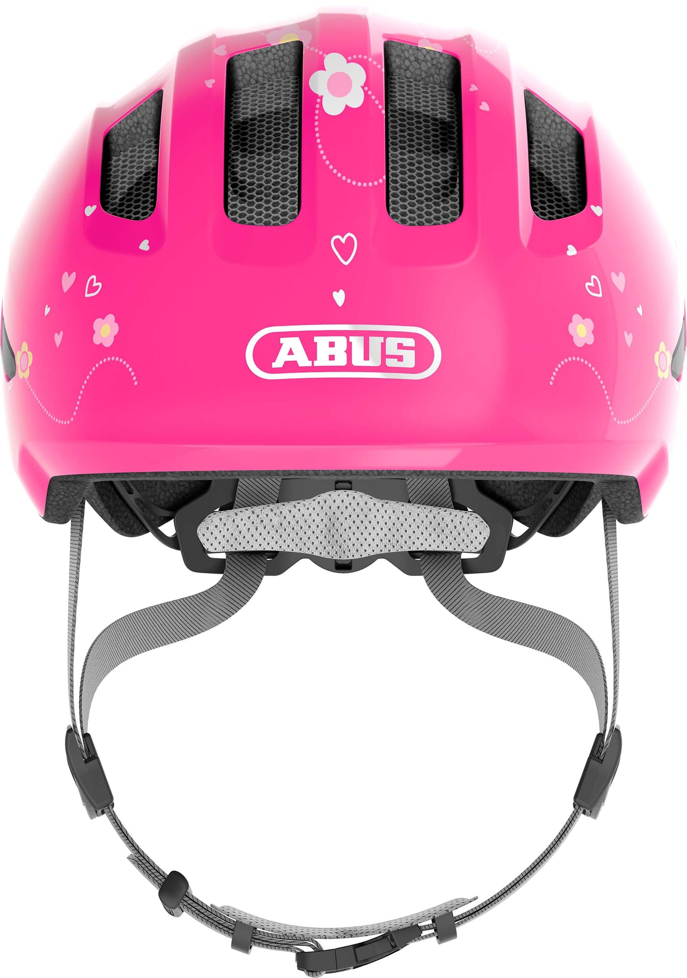 ABUS Smiley 3.0 Helm Kids roze vlinder