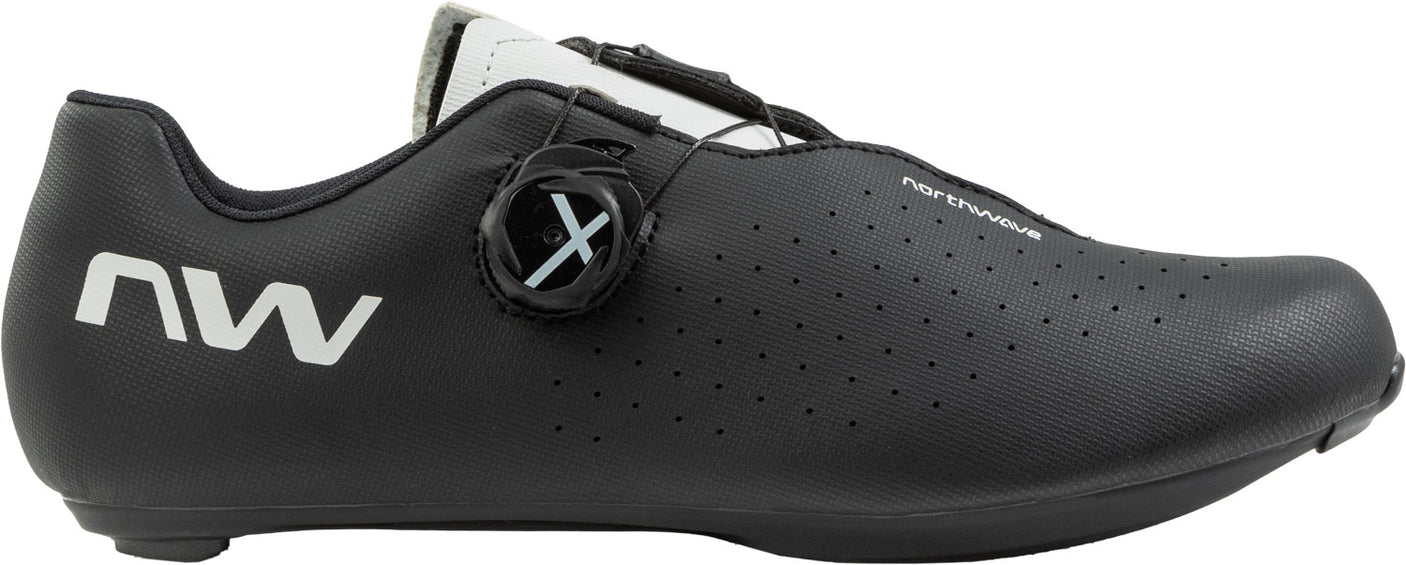 Northwave Sonic Plus Wide Racefiets-schoenen Zwart/Lichtgrijs