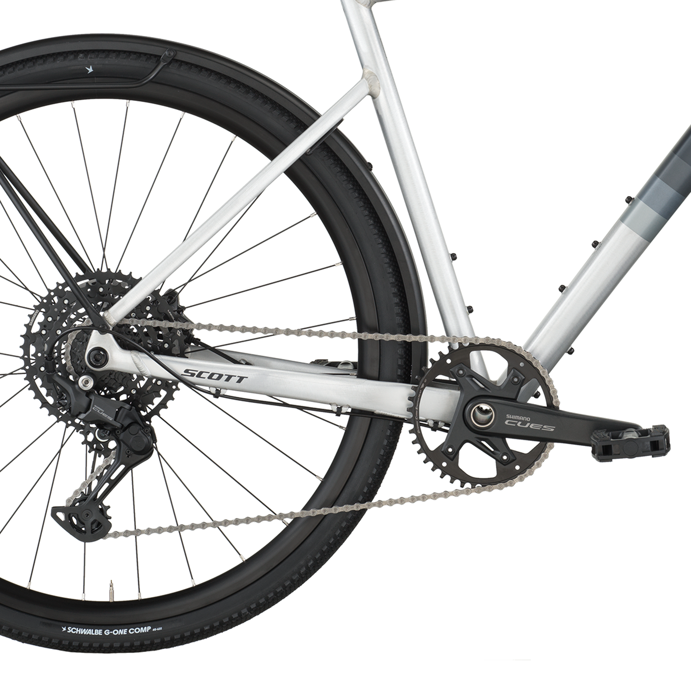 Scott Metrix 20 EQ aluminium zilver/zwart