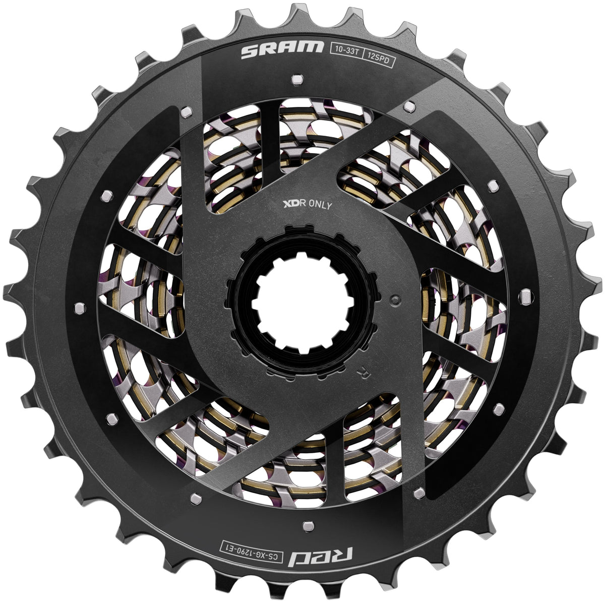 SRAM Cassette XG-1290 E1 X-Glide rainbow