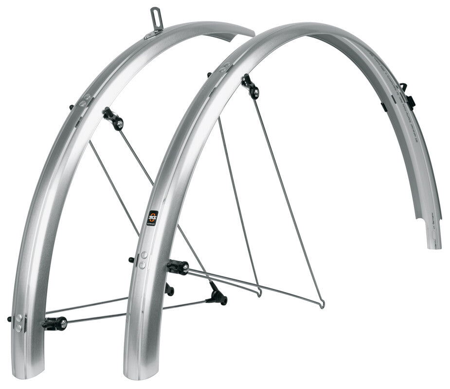 SKS Bluemels Basic spatbordset 28" 45mm zilver