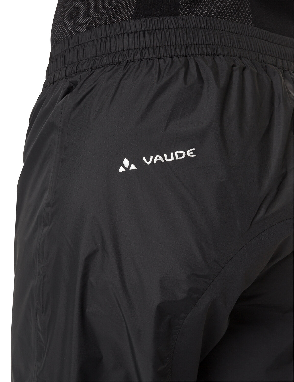VAUDE Drop Pants II Heren zwart/zwart