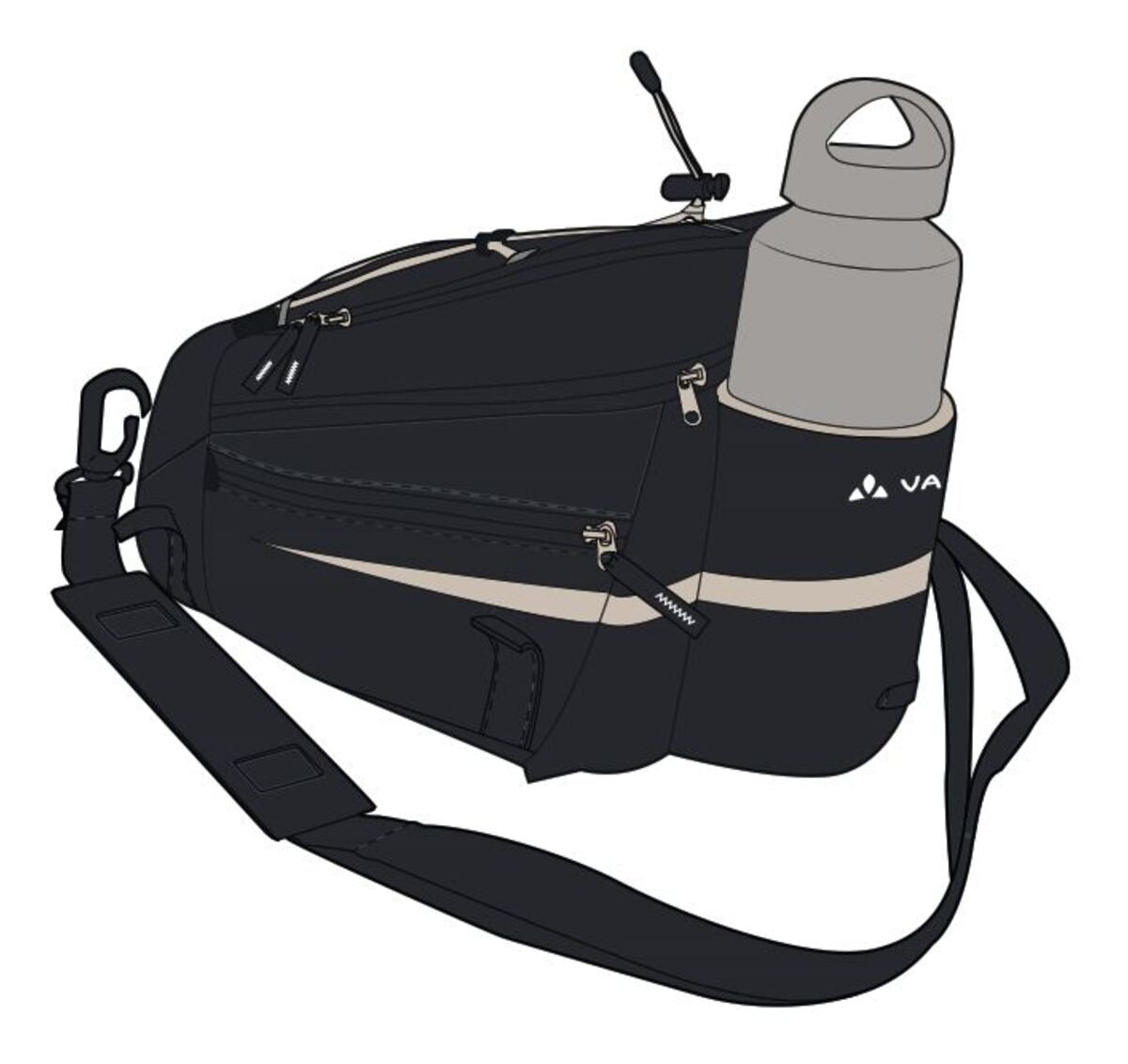 VAUDE Silkroad L (MIK) zwart