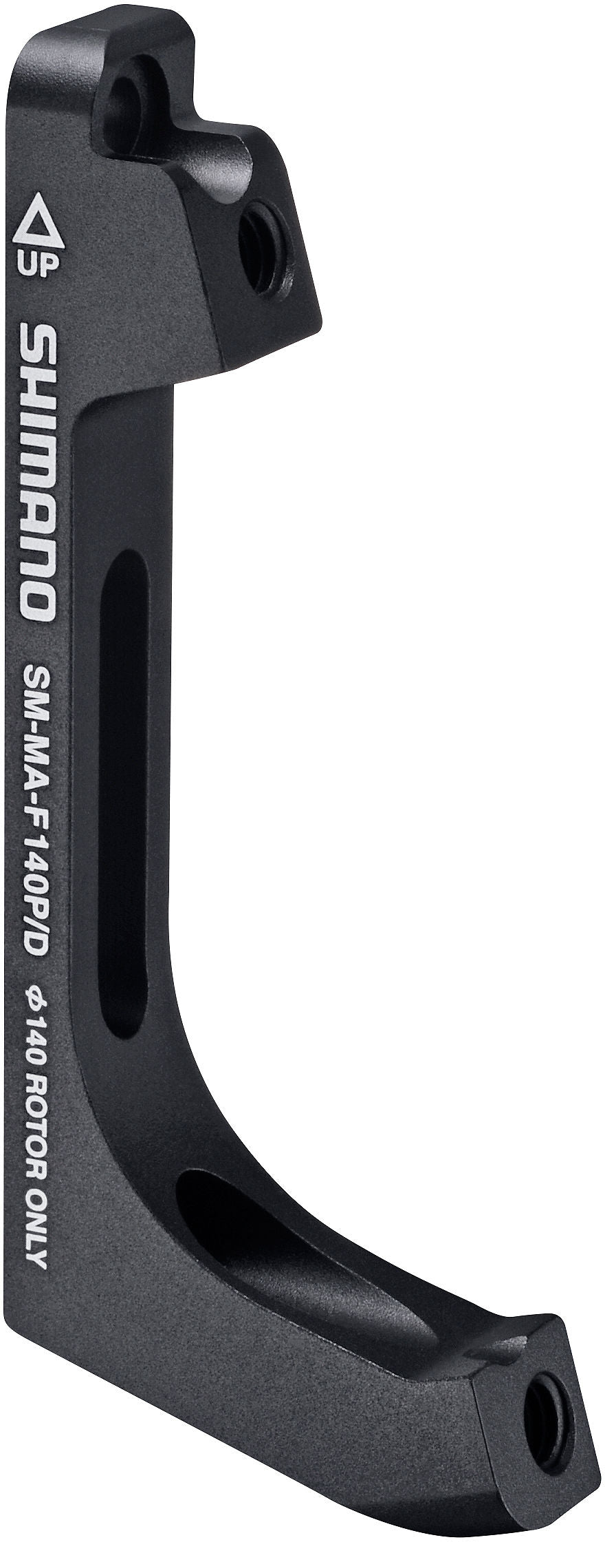 Shimano Flat Mount Road schijfremadapter PM/FM 140mm vooraan