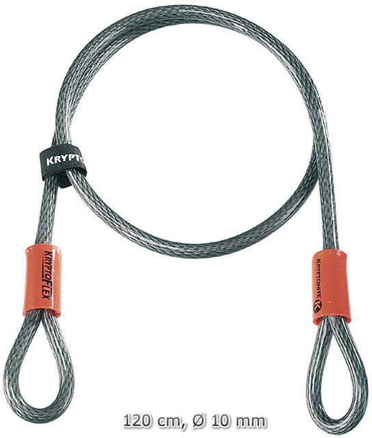Kryptonite KryptoFlex™ 410 Eindlus kabel (120cm)