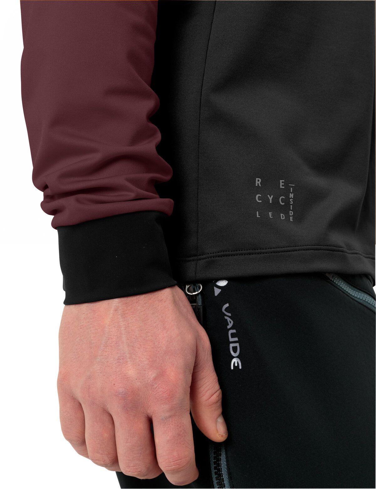 VAUDE Qimsa Halfzip LS Shirt Heren karmijn