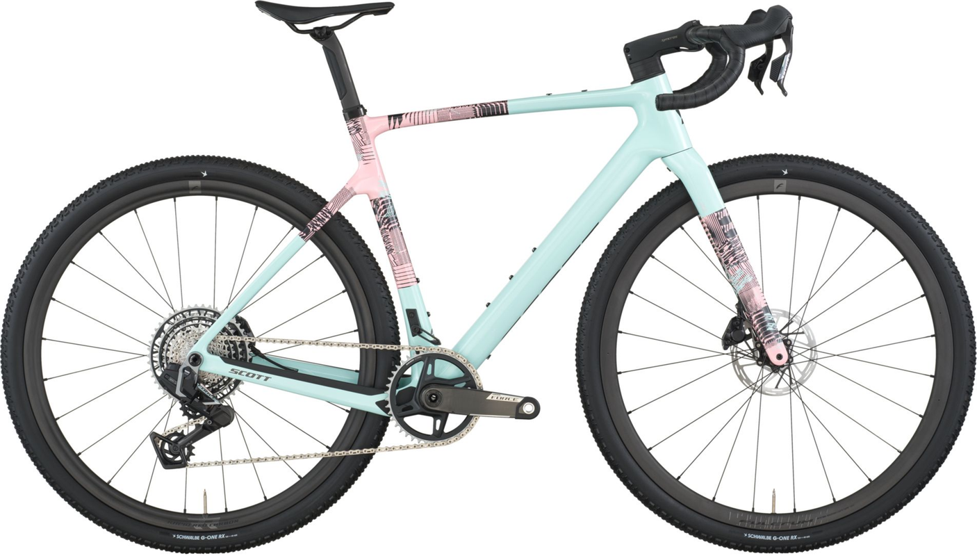 Scott Addict Gravel 10 gelato blauw/gelato roze
