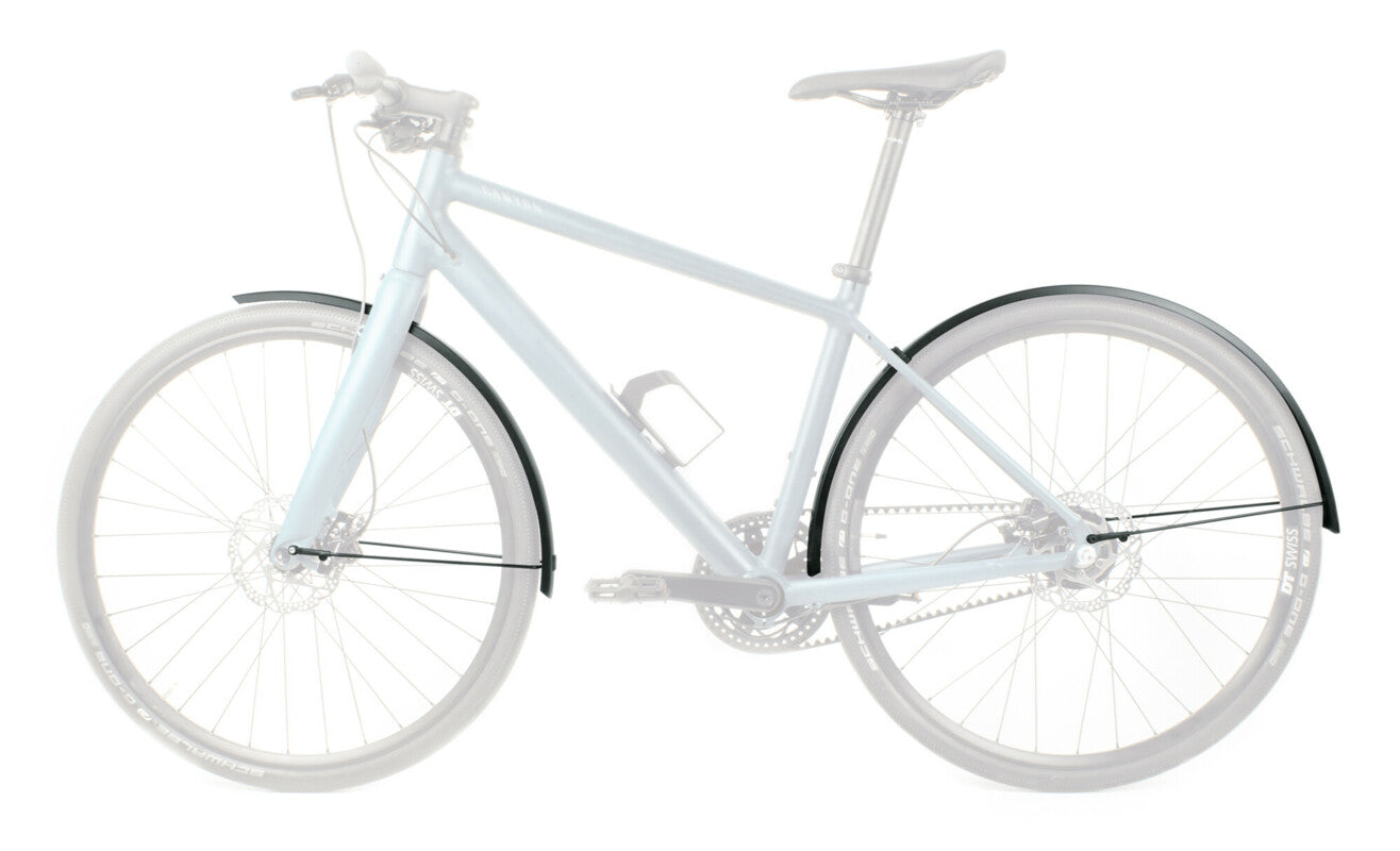 SKS Edge AL spatborden set 28" 46mm zwart