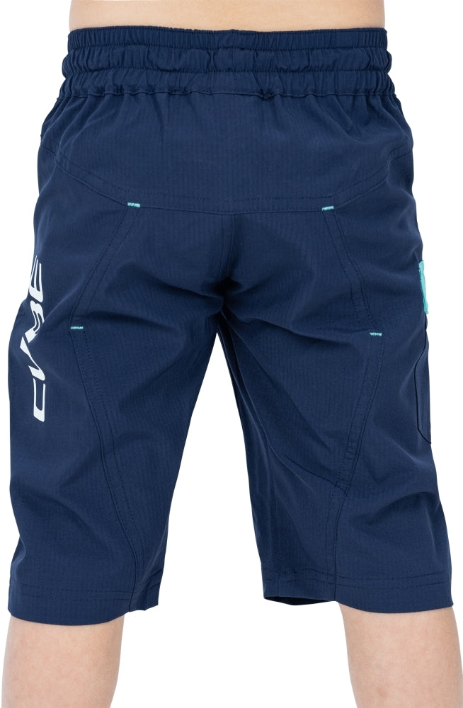 CUBE TEAMLINE Baggy Shorts ROOKIE blauw´n´mint