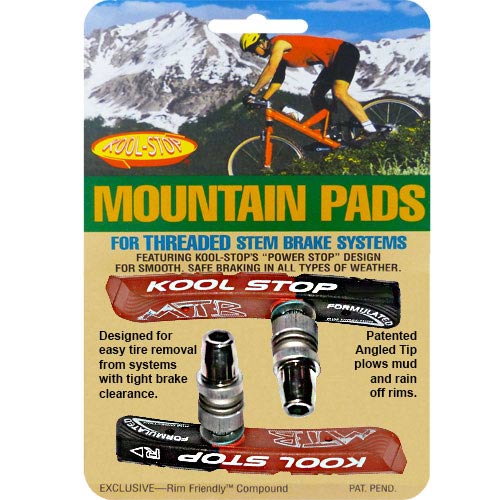 Kool Stop MTB velgremblokken rood/zwart