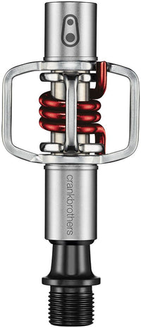 Crankbrothers Eggbeater 1 Pedalen zilver/rood – aktuelle Variante