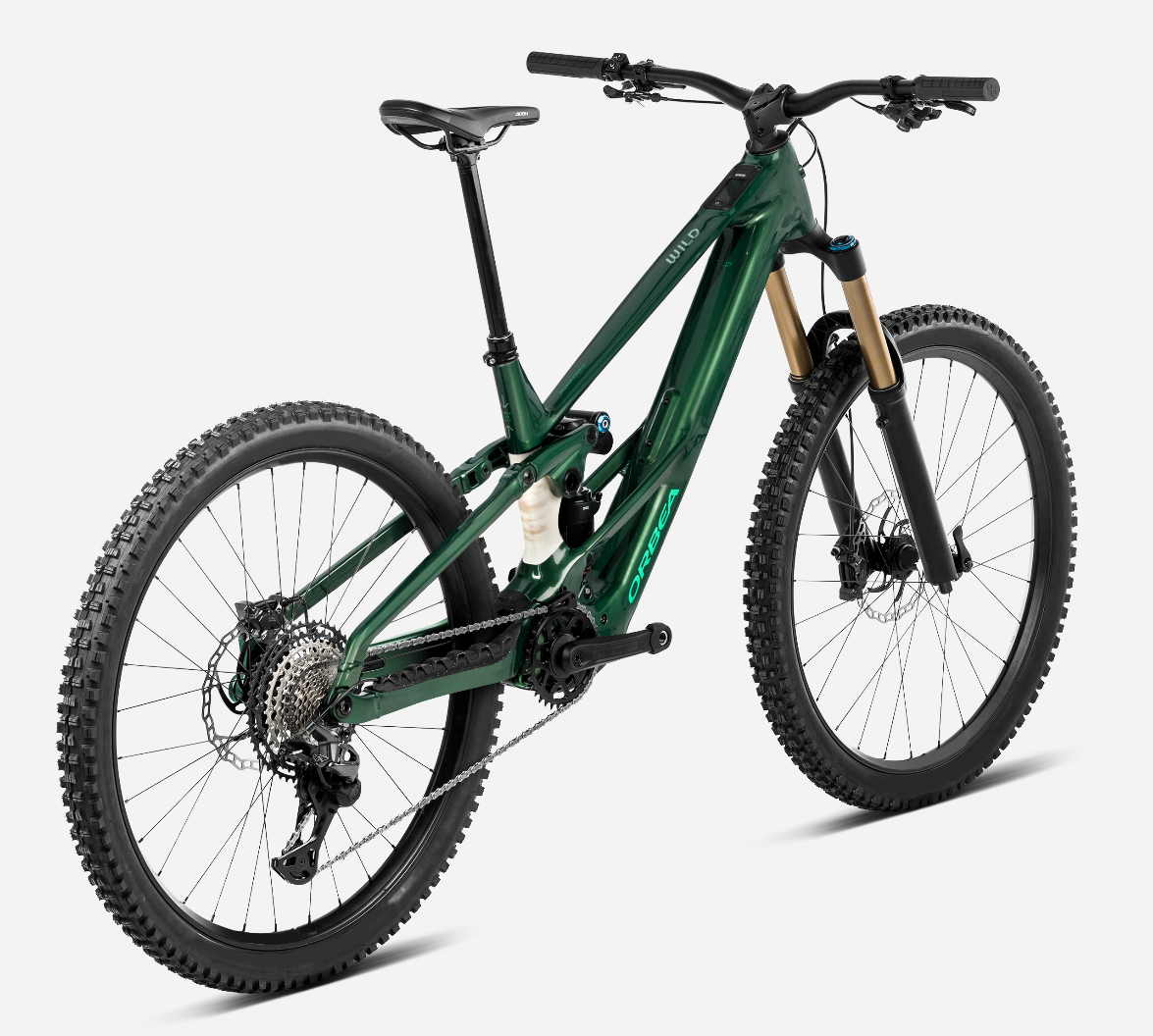 Orbea WILD LT H10 Racing Reen - Wit Crème (Glans)