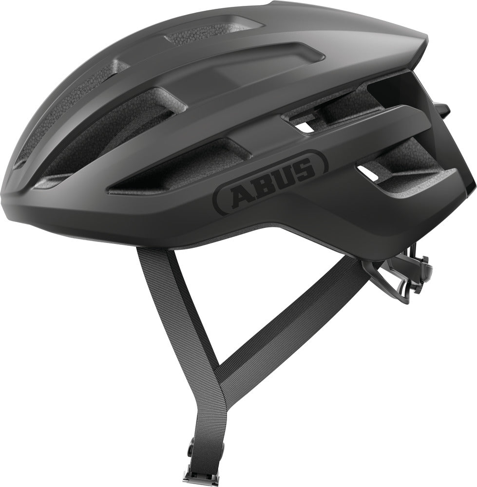 ABUS Powerdome Helm Road velvet zwart