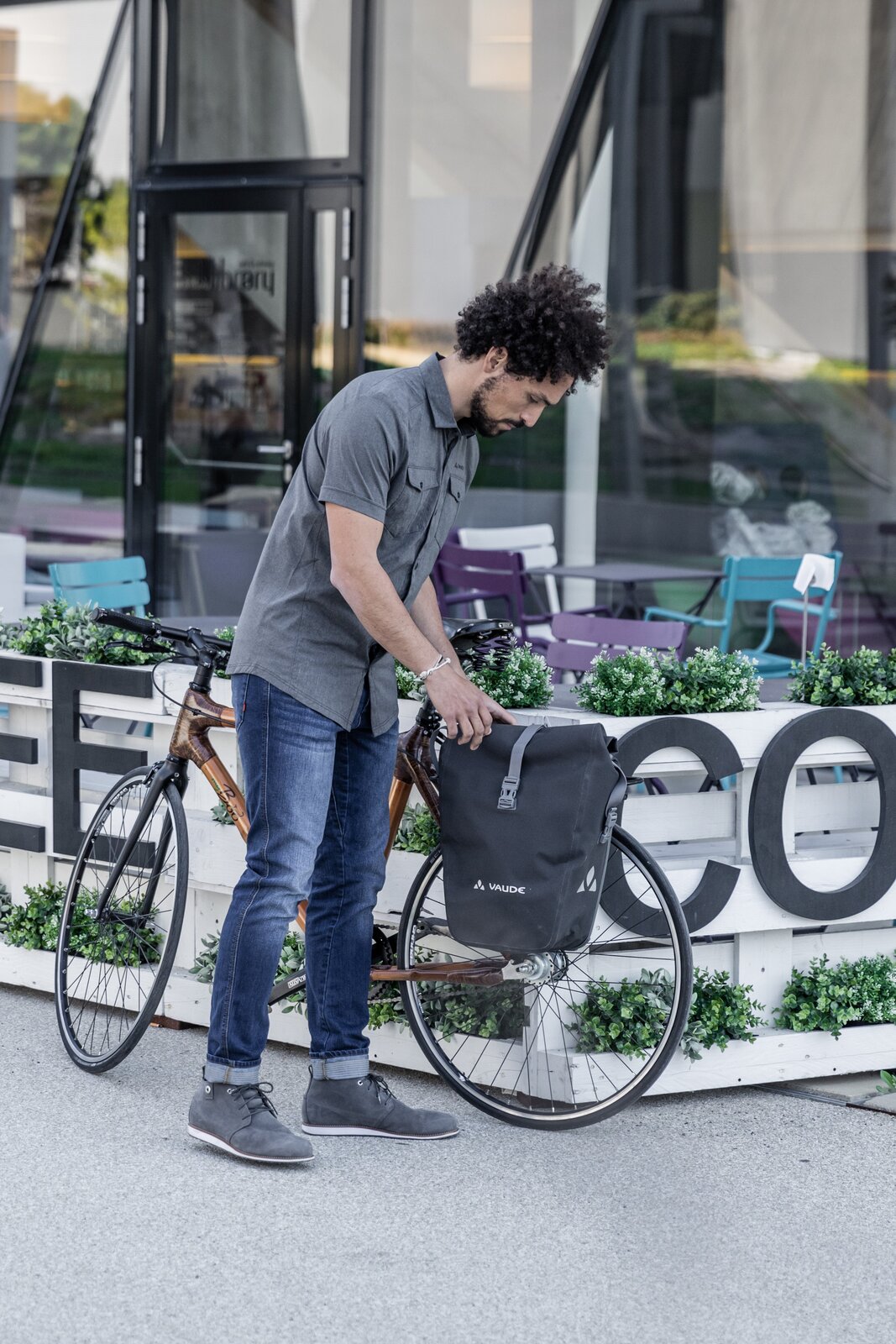 VAUDE Aqua Back Deluxe bagagedrager tas zwart