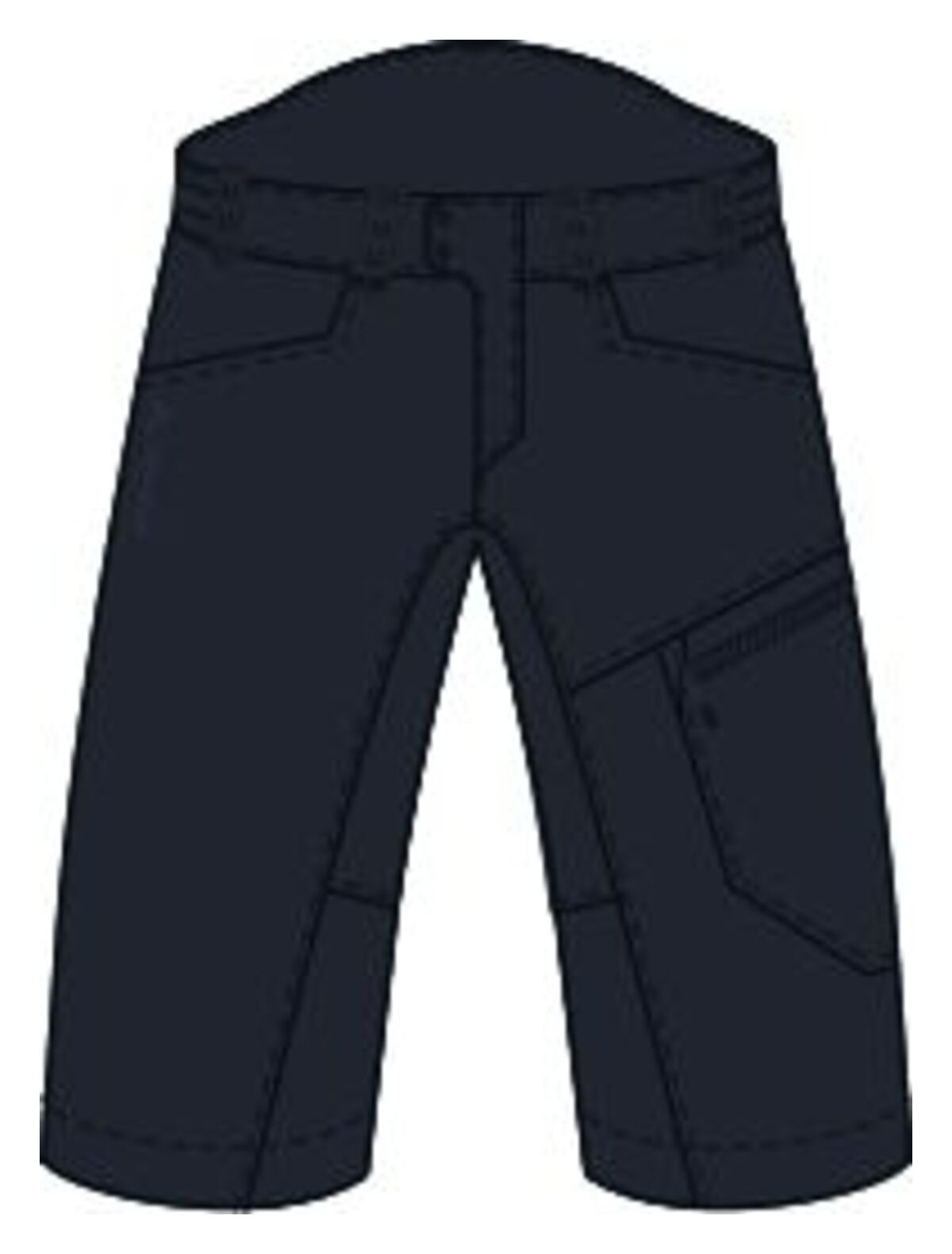 VAUDE Tamaro II Shorts Heren zwart