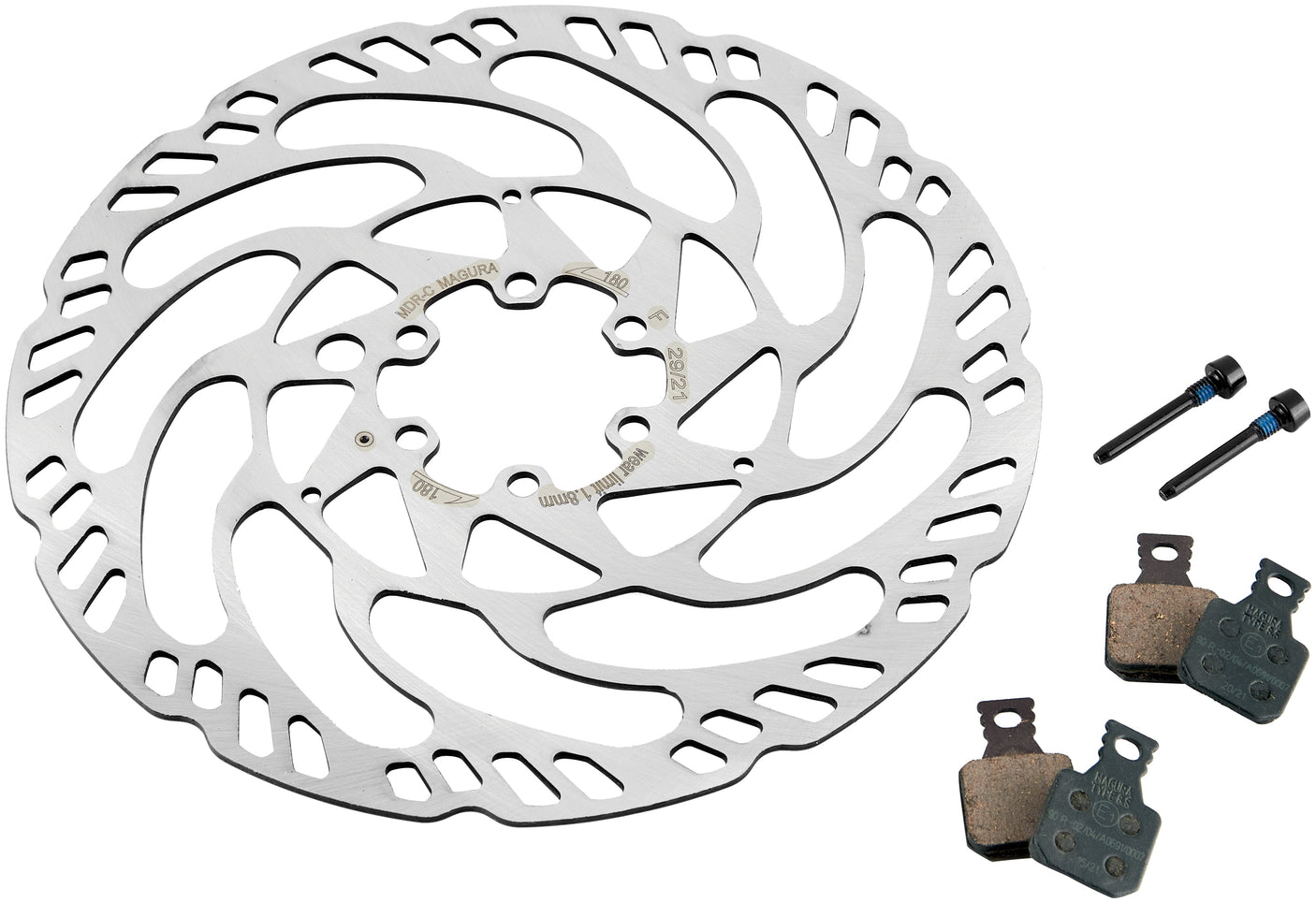 Magura MT eSTOP Geoptimaliseerd kit met 8.S remschijf MDR-C 6-gaats en remblok