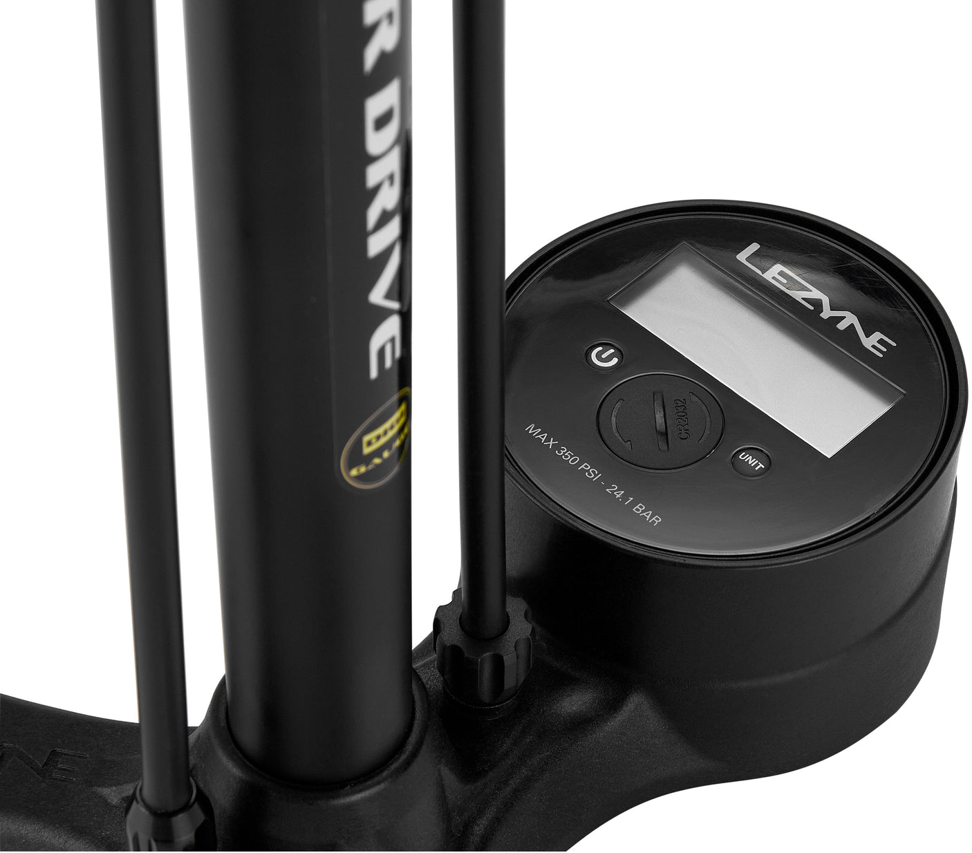Lezyne Gravel Digital Drive Standpomp zwart