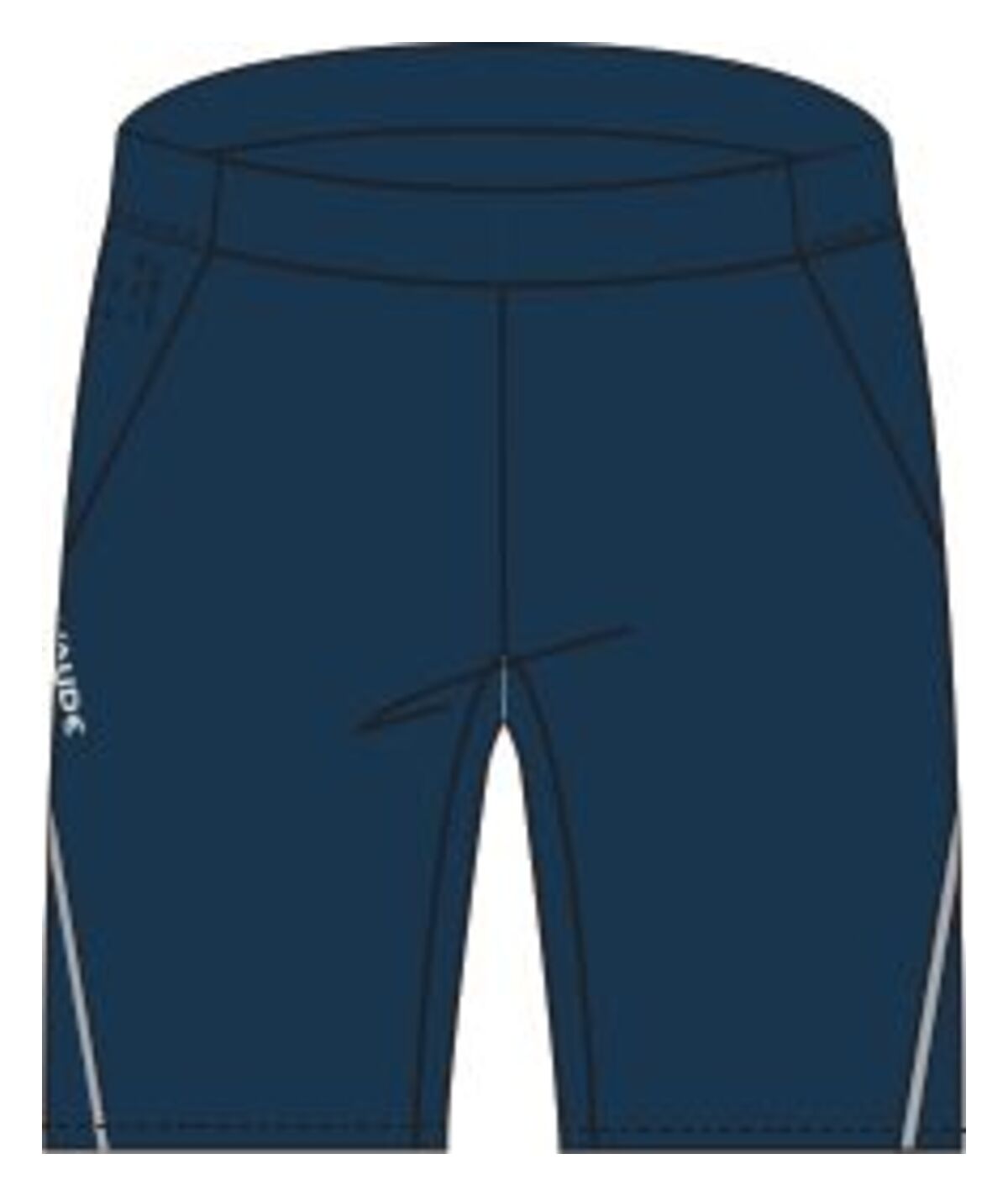 VAUDE Kids Qimsa Stretch Shorts blauw