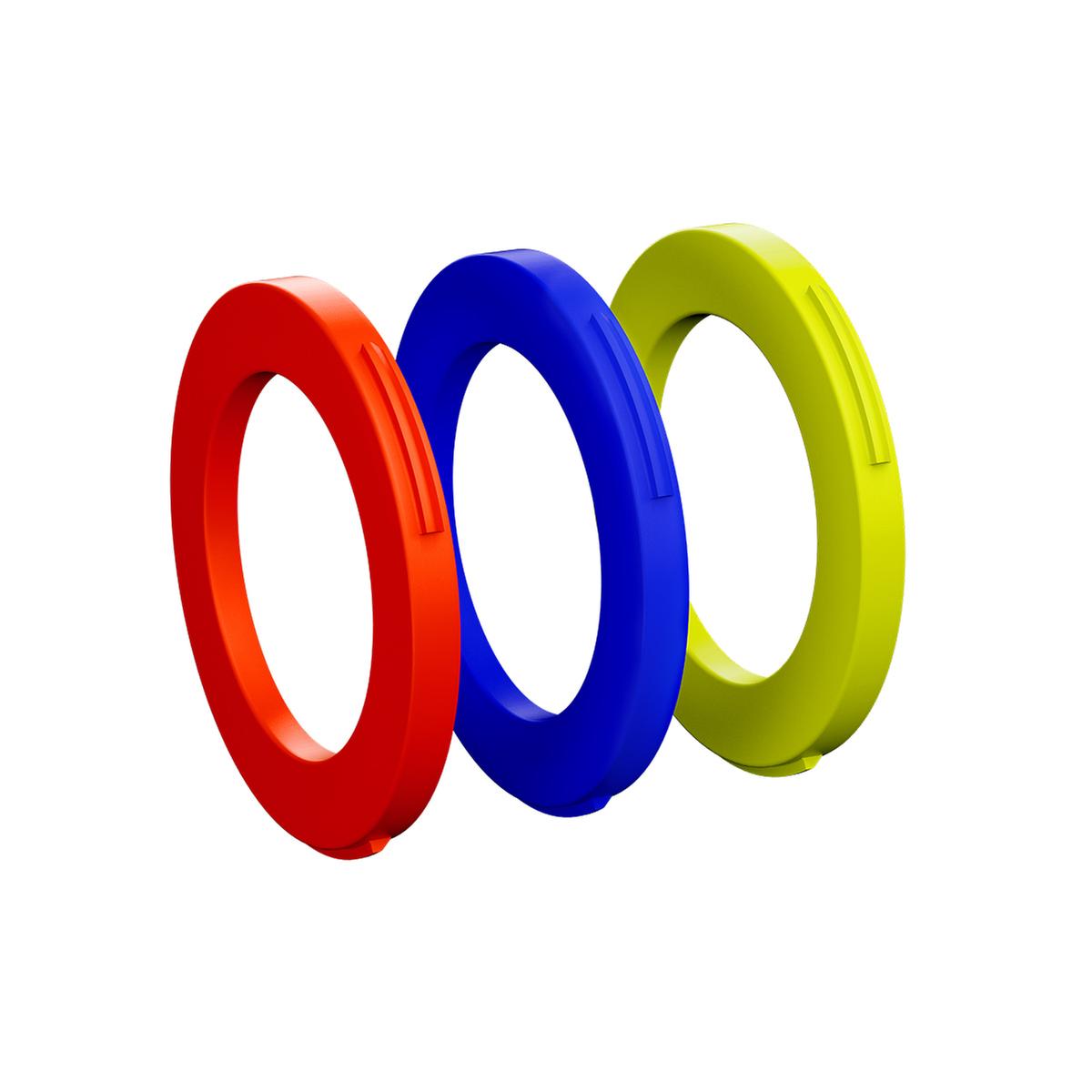 Magura remklauw afdekkingsset 4-zuiger voor MT5/MT7/MT Trail/Carbon rood/blauw