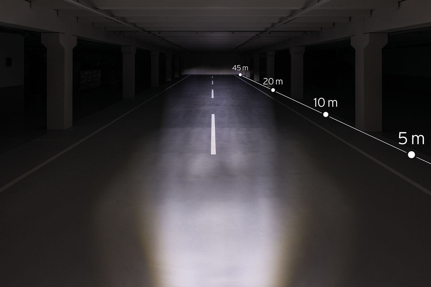 Busch + Müller IXON Core voorlicht zwart