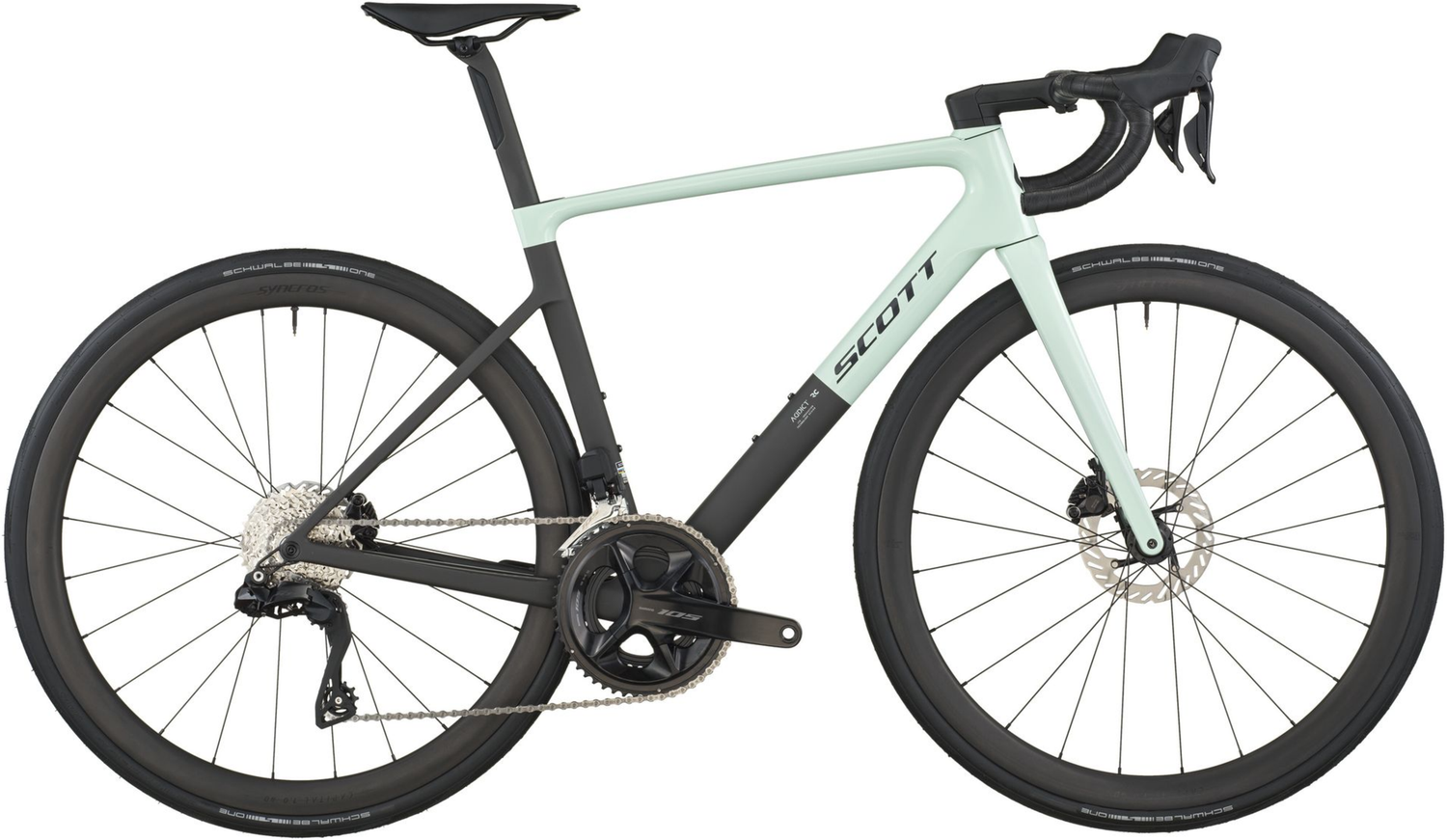 Scott Addict RC 30 bevroren groen/carbon zwart