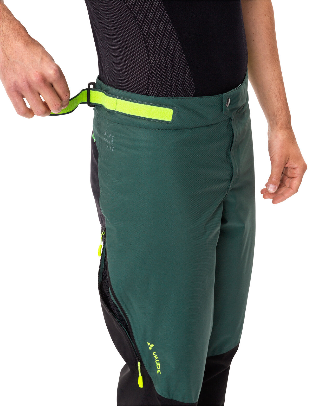 VAUDE Heren All Year Moab 2in1 Regenbroek groen