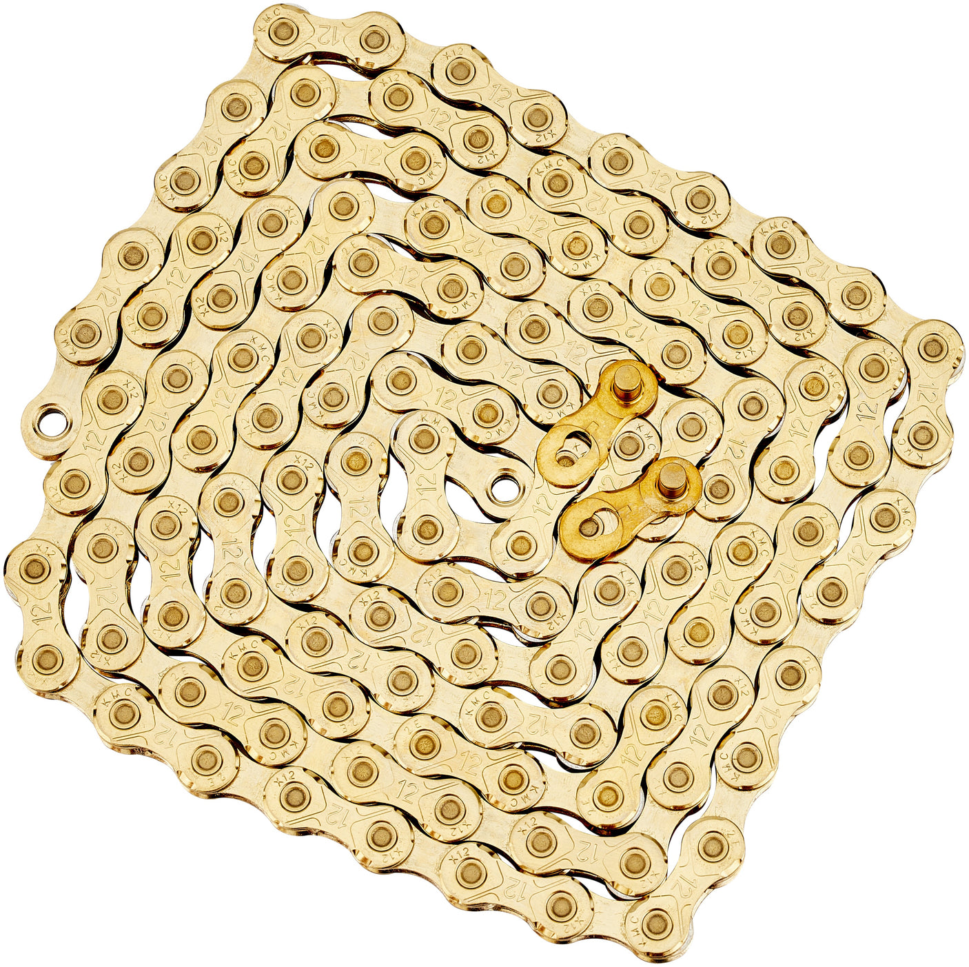 KMC X12 Ti-N ketting 12-speed goud