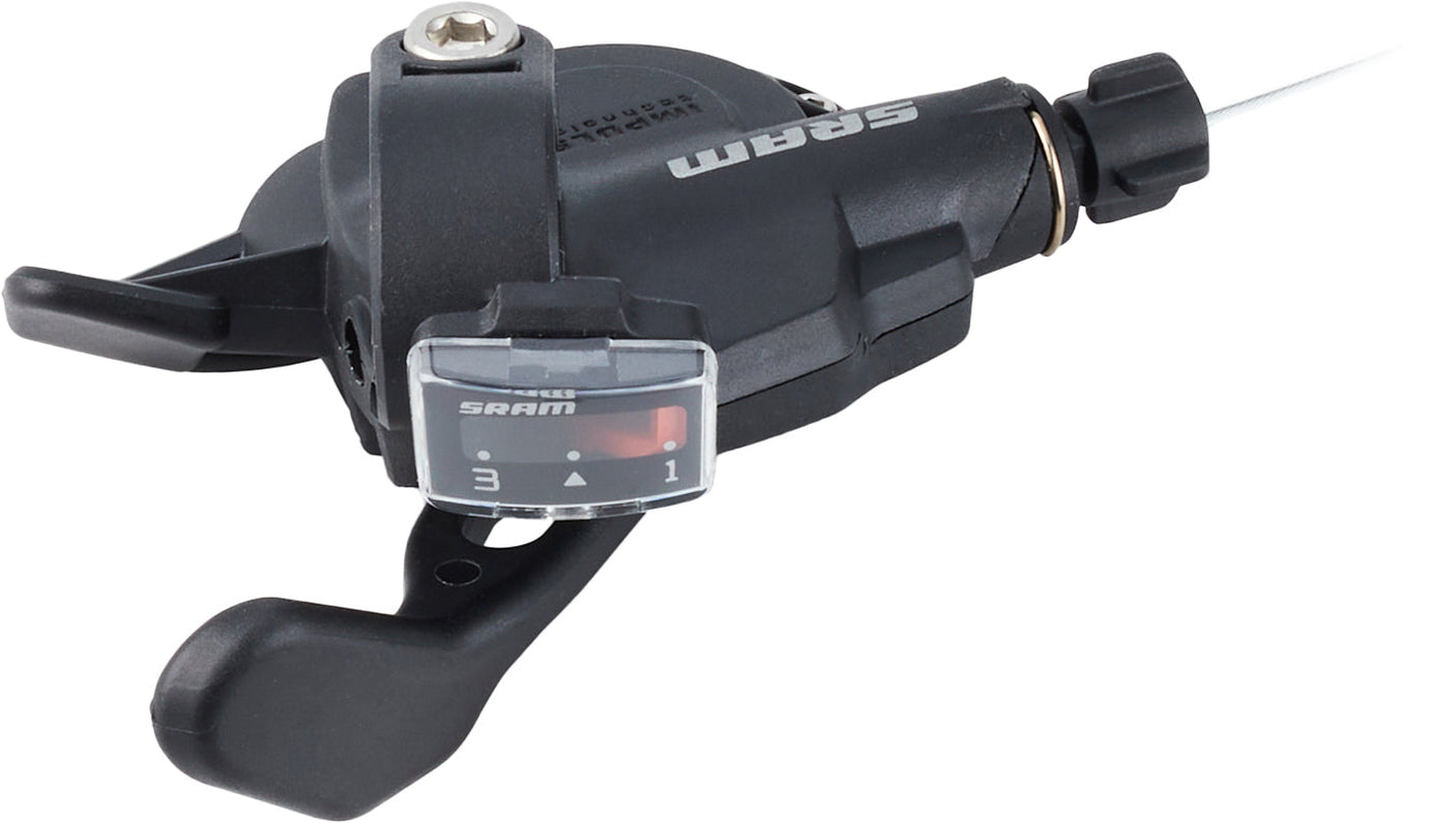 SRAM X4 Trigger shifter vooraan 3-speed zwart