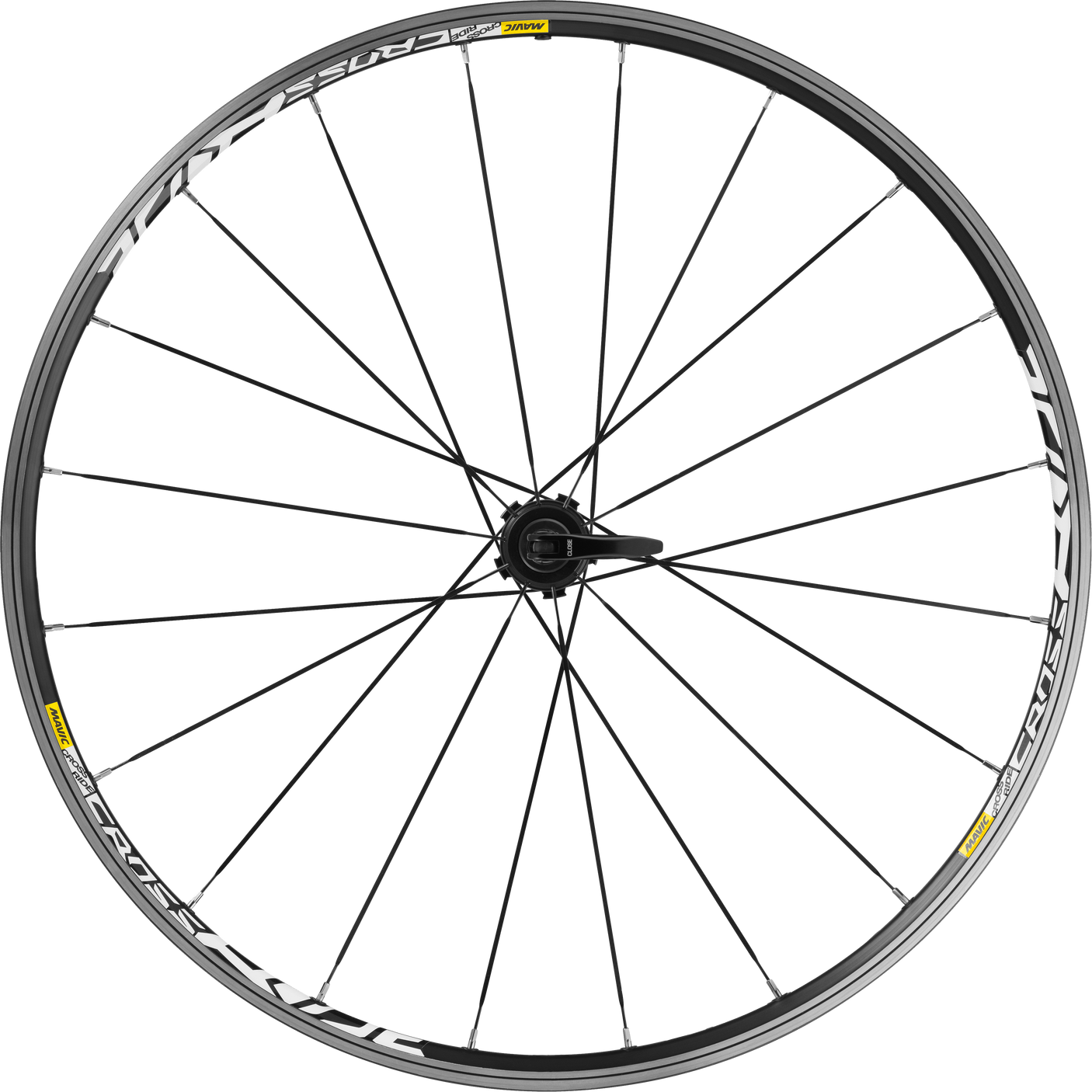 Mavic Crossride UB achterwiel zwart