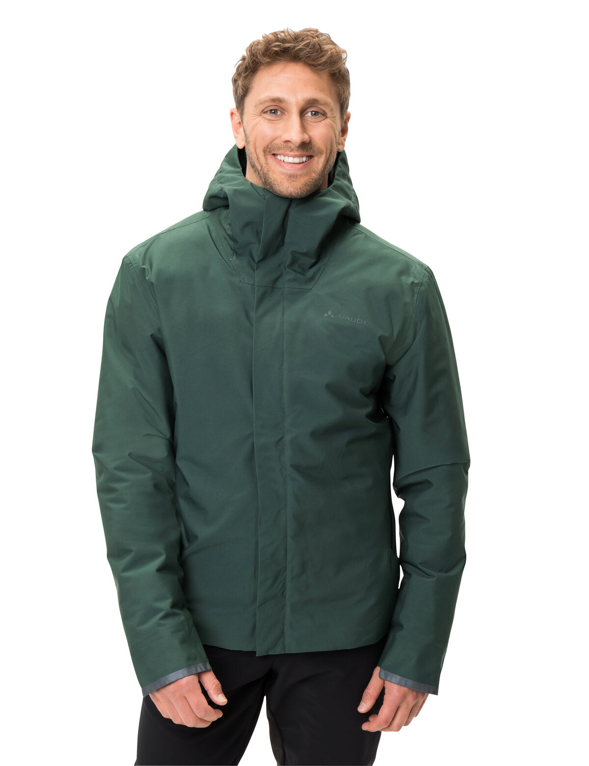 VAUDE Cyclist Warm Rain Jacket heren groen