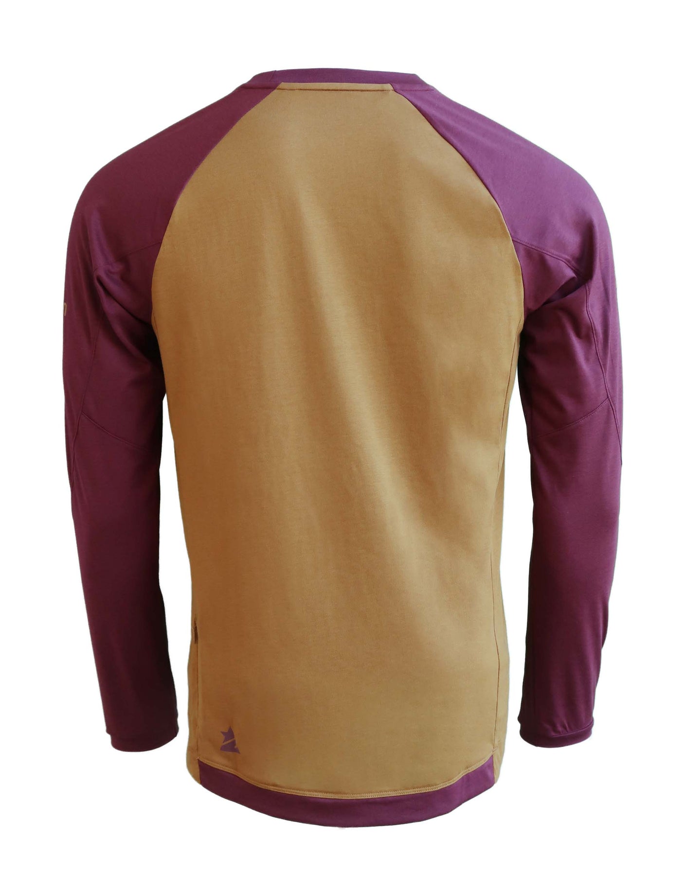 Zimtstern PureFlowz Shirt LS Heren Goudbruin / Windsor Wine
