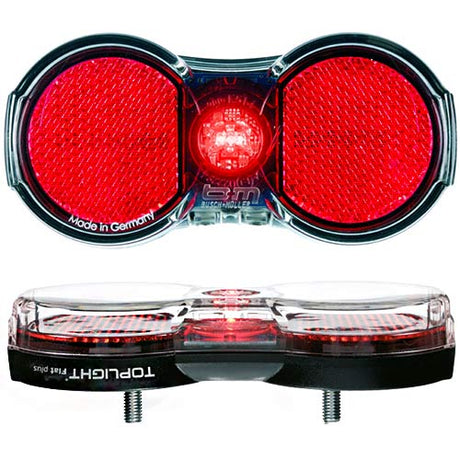 Busch + Müller Toplight Flat plus Dynamo achterlicht zwart/rood