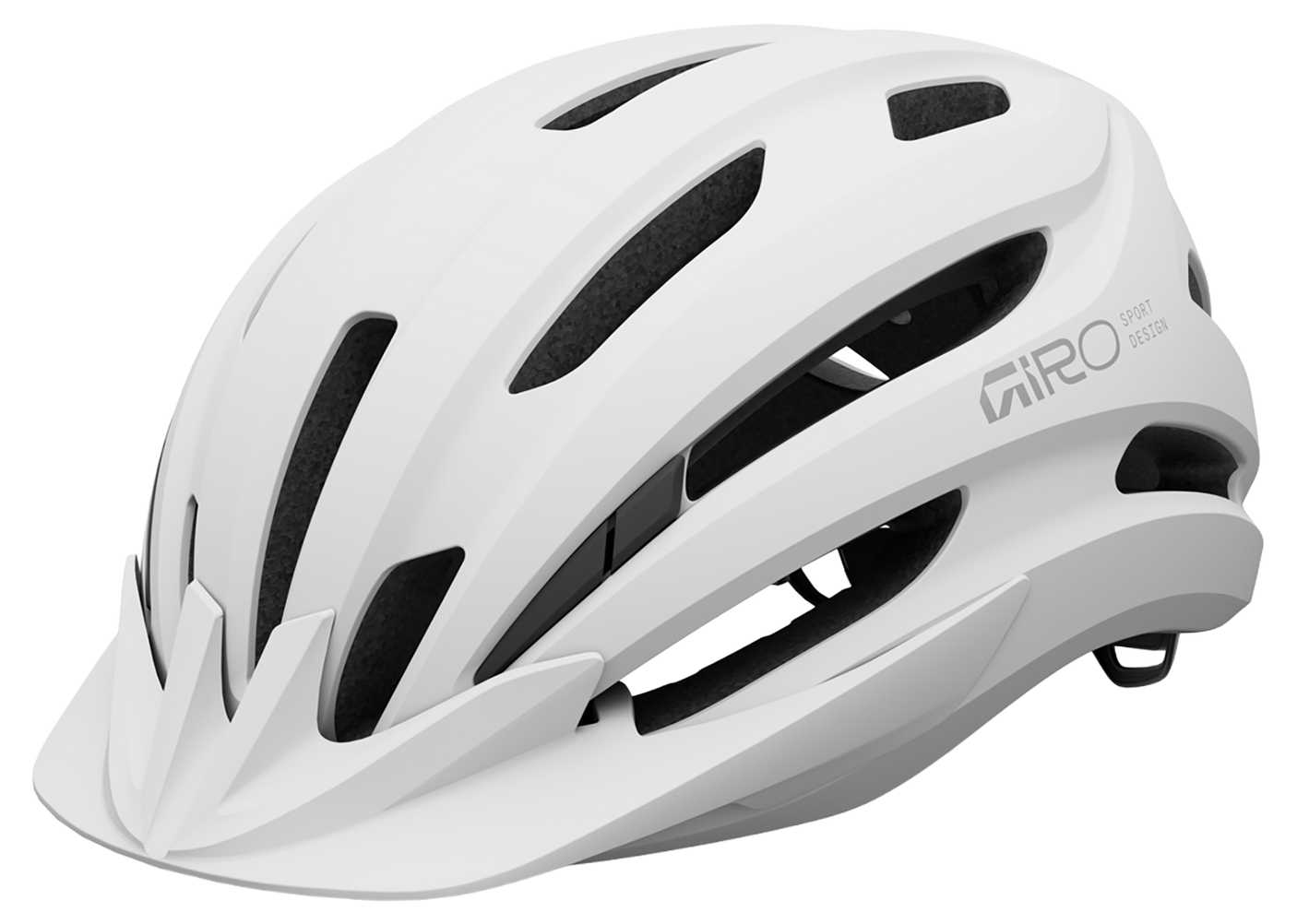 Giro Register II racefietshelm mat wit/grijs