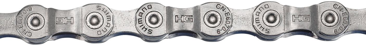 Shimano CN-E6070 Ketting E-Bike 9-speed zilver