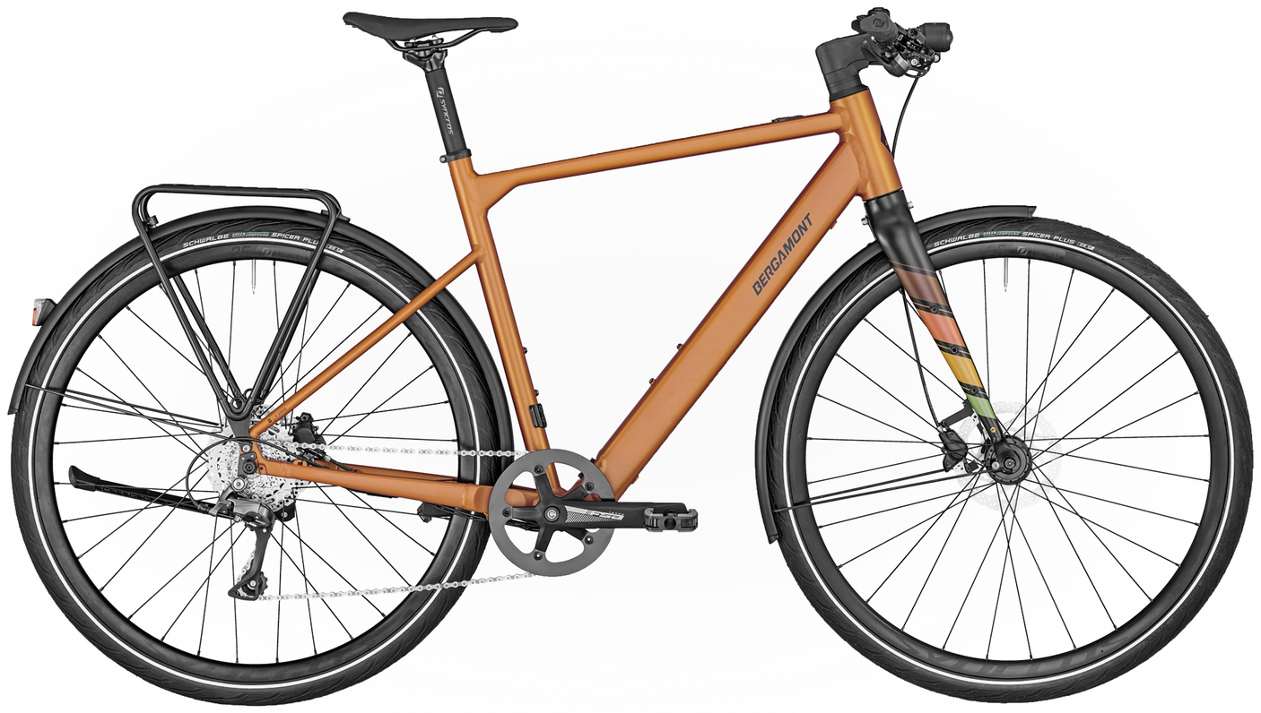Bergamont E-Sweep Sport Diamant 250 Unisex mat roestig oranje