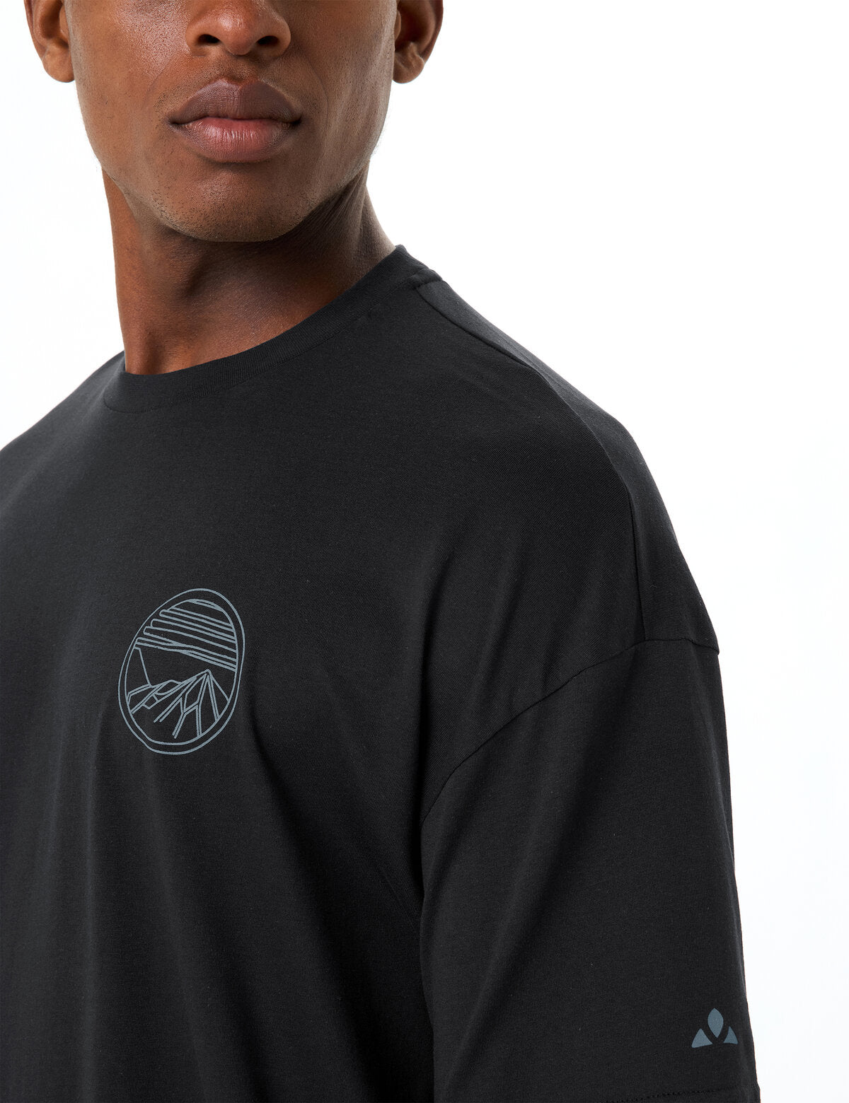 VAUDE Heren Casual Fietsshirt zwart