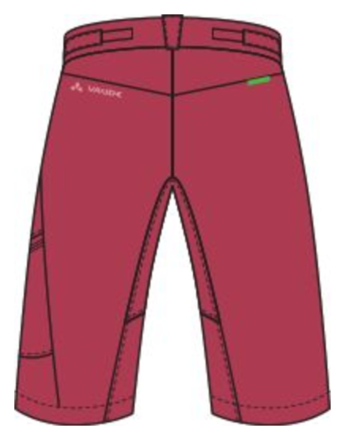 VAUDE Tamaro Shorts II Dames oranje