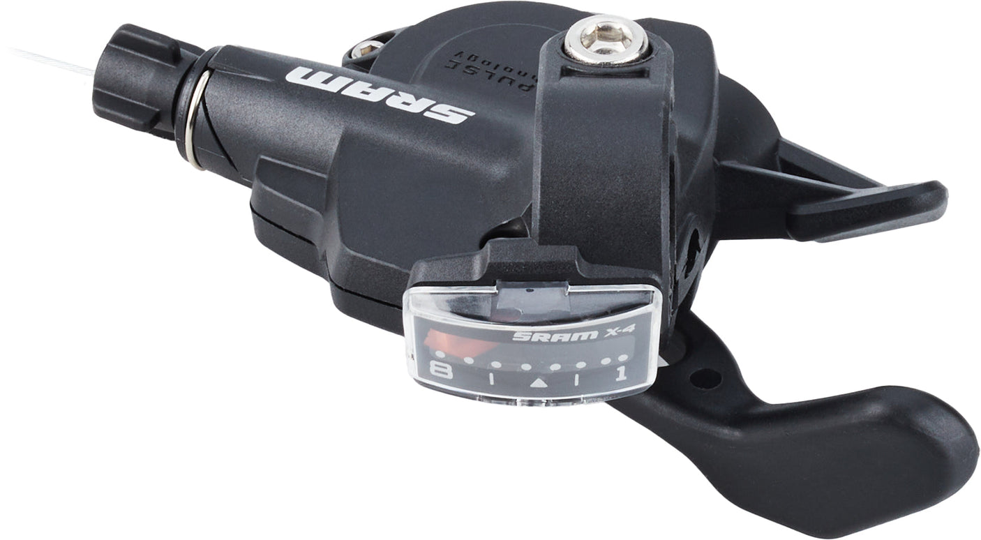 SRAM X4 Trigger achter/ rechts 8 speed zwart