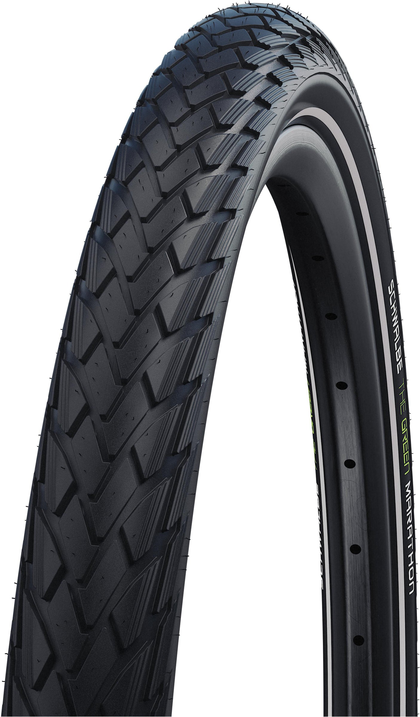 Schwalbe Marathon Performance Draadband 28x1.75" GreenGuard SnakeSkin Reflex Addix Eco zwart