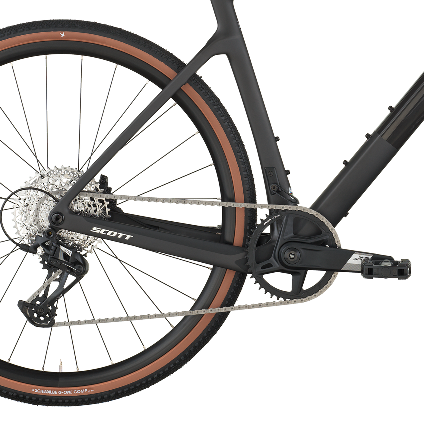 Scott Metrix 10 carbon zwart