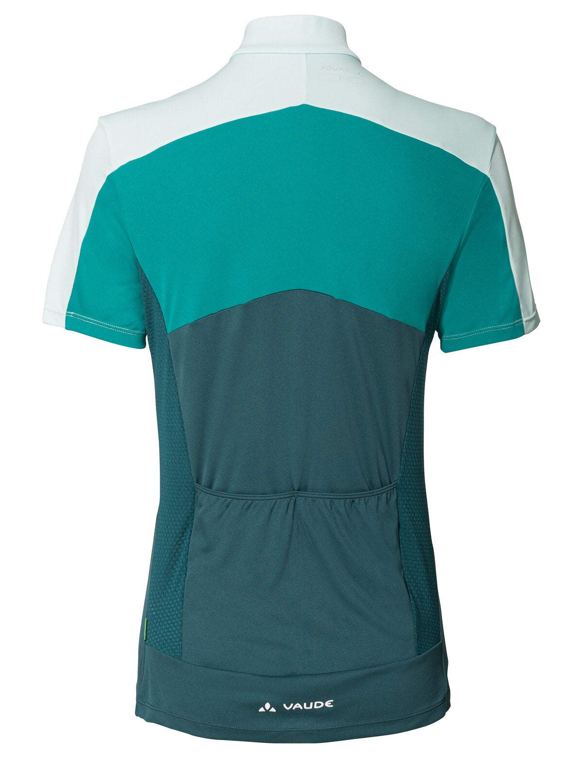 VAUDE Matera korte mouwen full-zip jersey dames groen