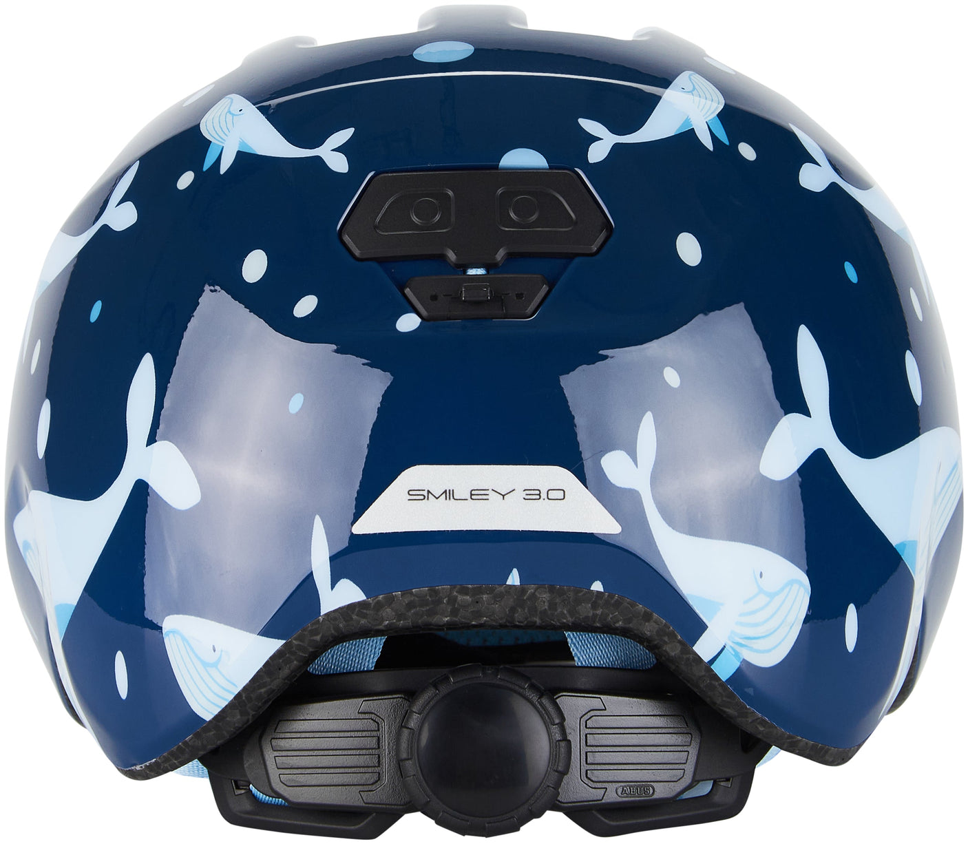 ABUS Smiley 3.0 Helm Kids blauwe vinvis