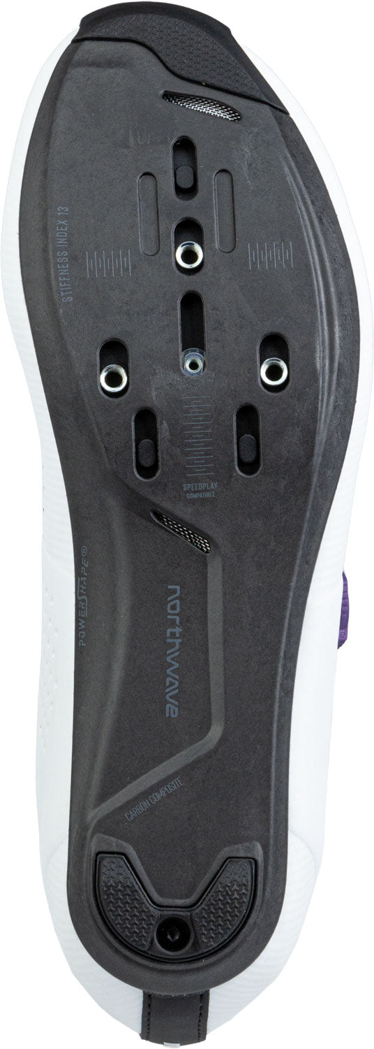 Northwave Storm Carbon Wmn Fietsschoenen Wit/Donkerpaars