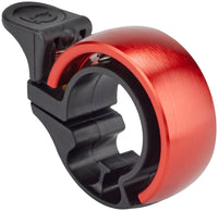 Knog Oi Classic fietsbellen zwart/rood – aktuelle Variante