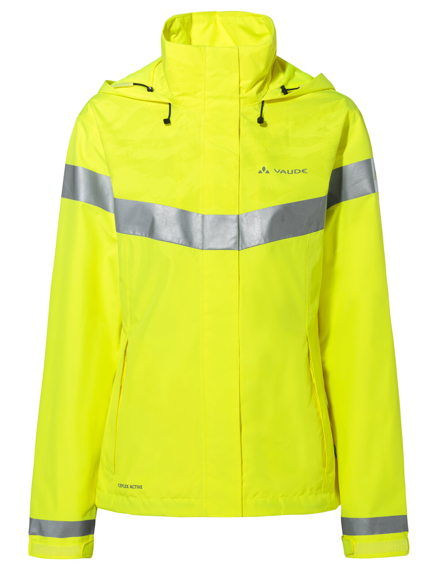 VAUDE Dames Luminum Regenjas geel