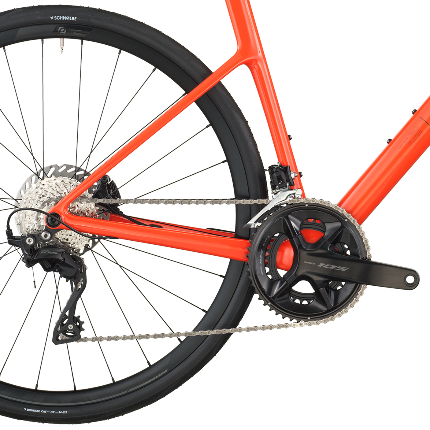 Scott Addict 50 vlammend oranje