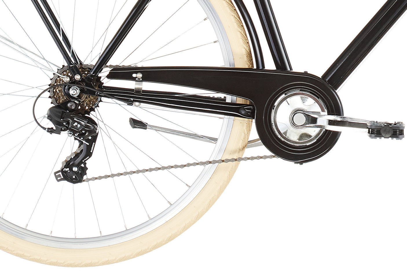 Ortler Detroit EQ 6-speed zwart