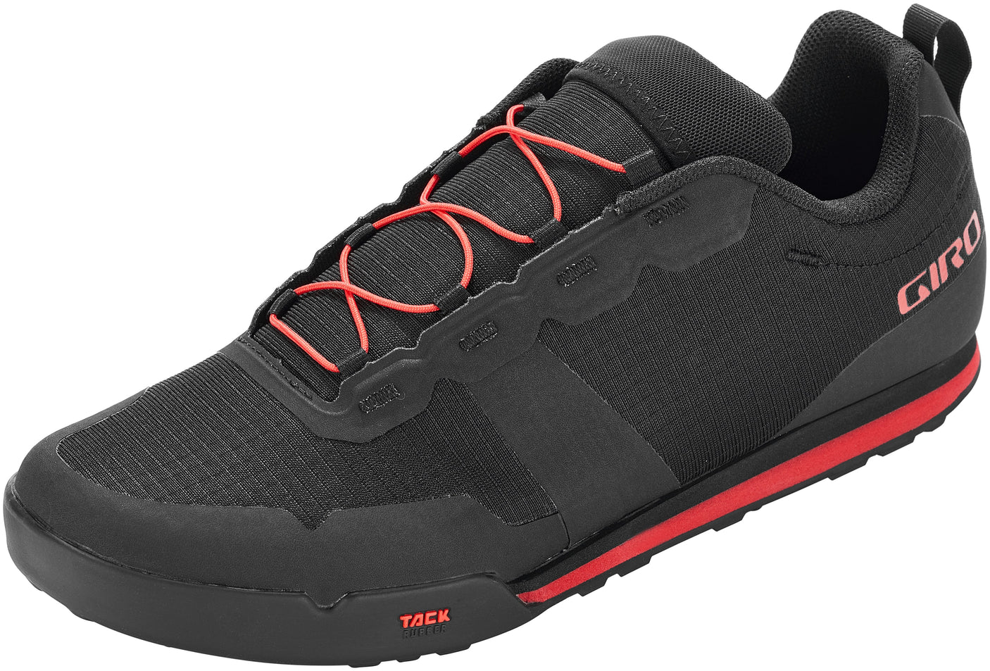 Giro Tracker Fastlace schoenen black/bright red