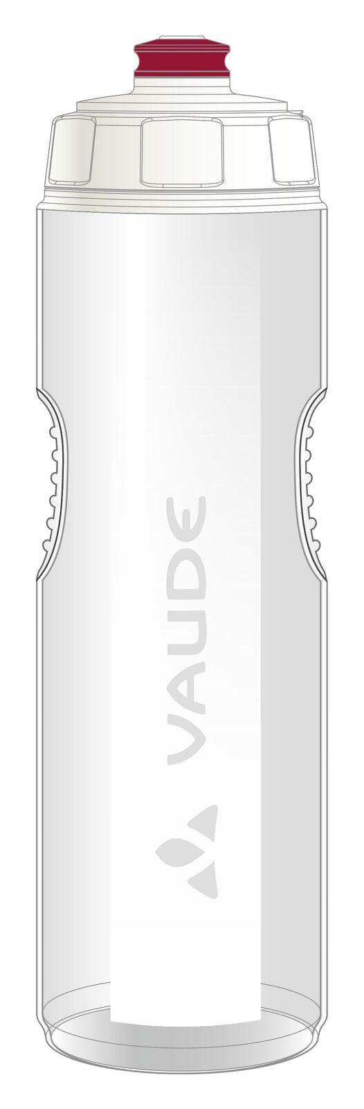 VAUDE fietsdrinkfles 750ml transparant